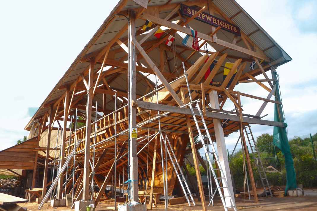 La costruzione della "Pellew" è durata da febbraio 2017 a marzo 2020.