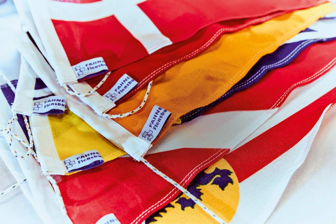 Cucito a mano pezzo per pezzo sul fiordo di Flensburg