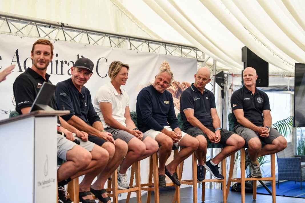 Das prominent besetzte Podium bei der letzten Pressekonferenz vor dem Startschuss fürs Admiral's-Cup-Revival.