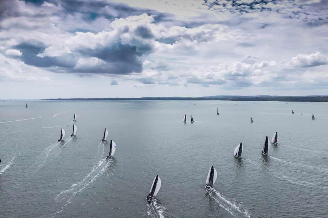 Nice overview of the regatta area for the Admiral's Cup Revival.