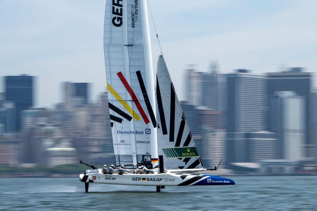 Speed! Das Germany SailGP Team beim Training in New York
