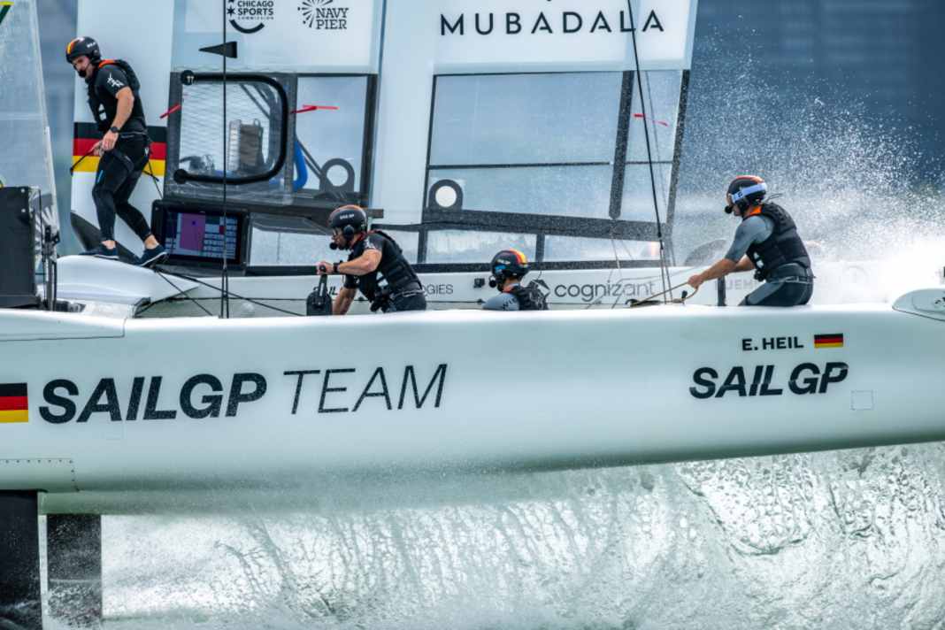 Das Germany SailGP Team bestreitet erst seine zweite Saison im SailGP, kämpft um den Aufstieg.