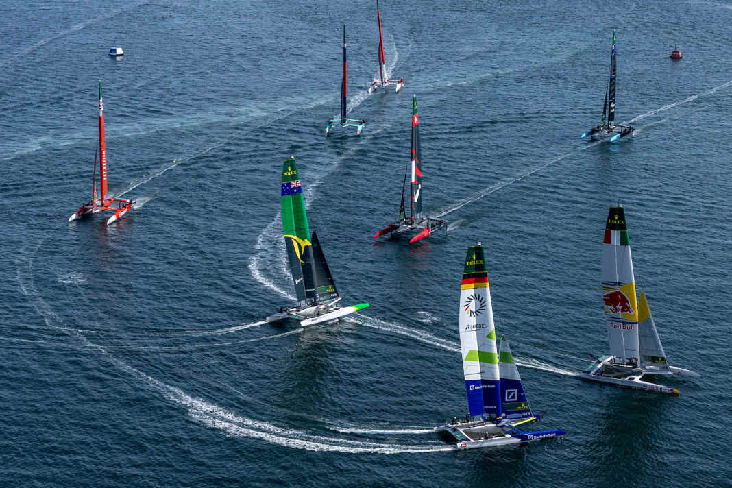 Team Germany on the LA course.