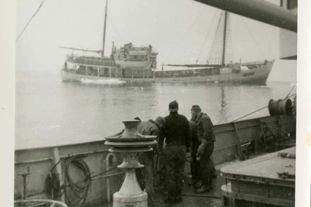 The "Quest" in 1962, a few moments after it was wrecked