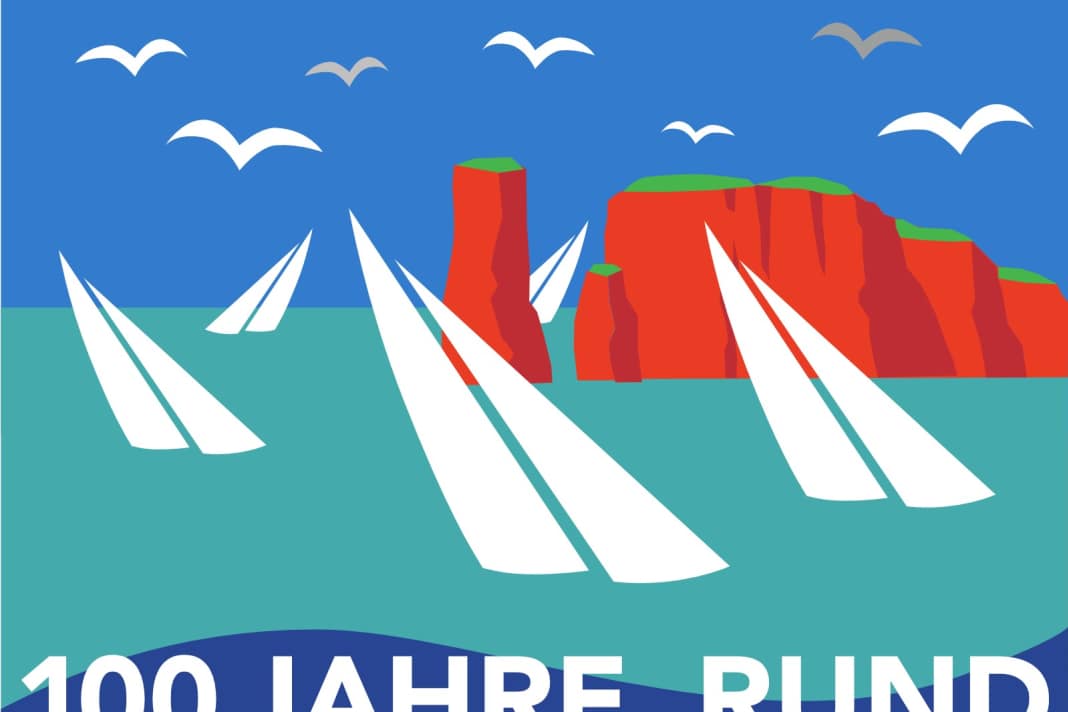 The poster reveals it at a glance: The 90th North Sea Week will also celebrate 100 years of Rund Helgoland.