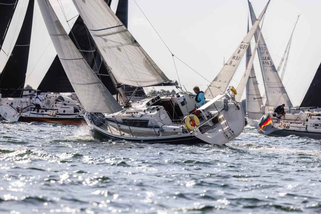 Gewühle nach dem Startschuss – der Svendborgsund war gut gefüllt
