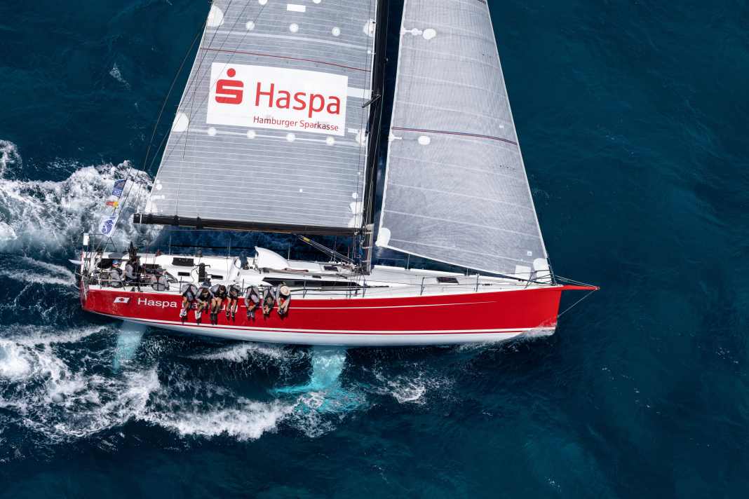 The "Haspa Hamburg" on the first day of the RORC Caribbean 600.