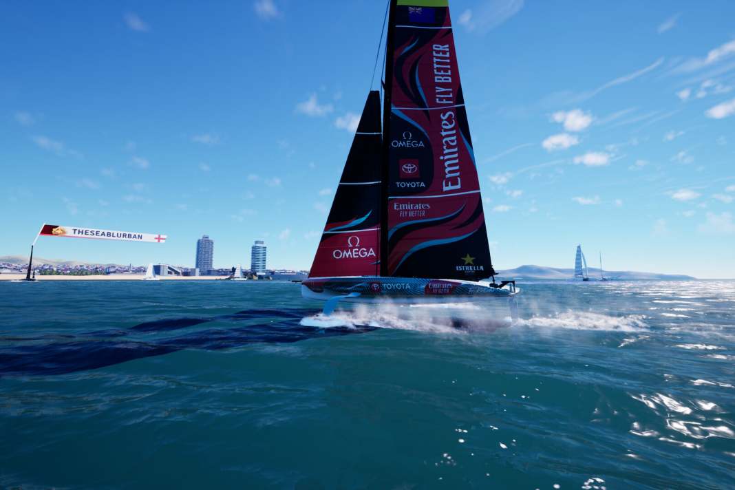 Nicht mehr nur den Profis vorbehalten: Virtuell abheben kann seit heute jeder America's-Cup-Fan