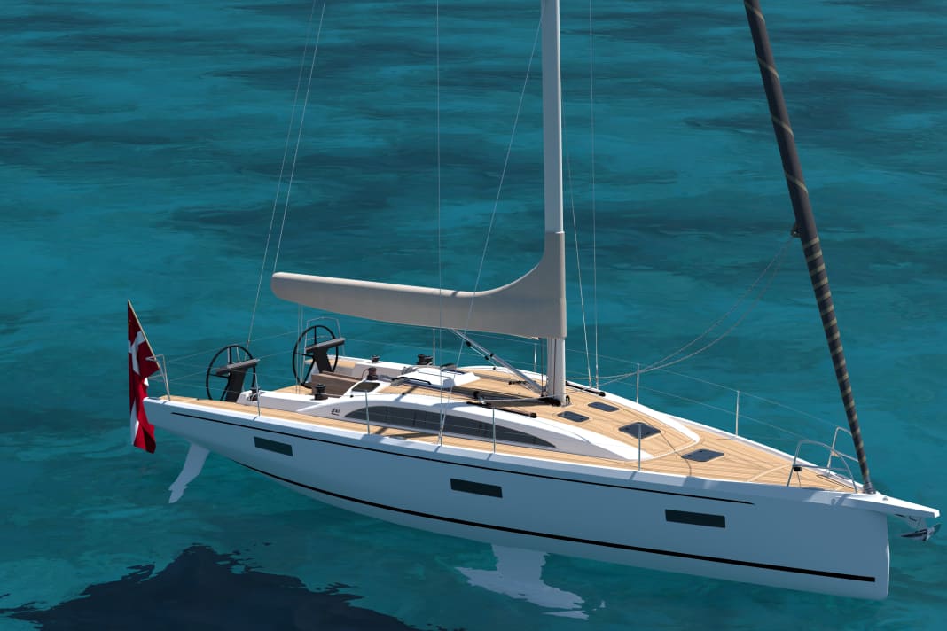 The curved cabin design is intended to give the new brand an independent identity.