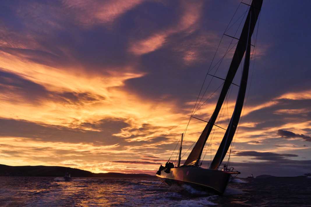 "Wild Thing" in front of a wild and romantic sky.