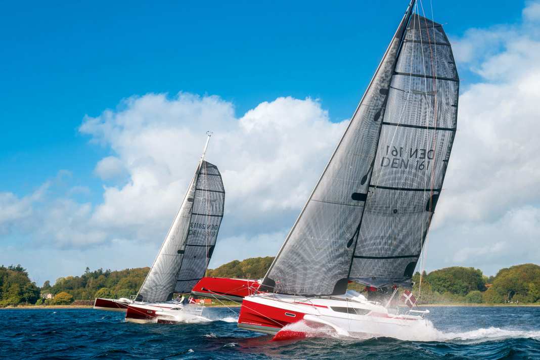 Bei Leichtwind ähnlich, bietet das  Re-Design (v.) besonders bei stärkerem Wind bessere Kontrollierbarkeit