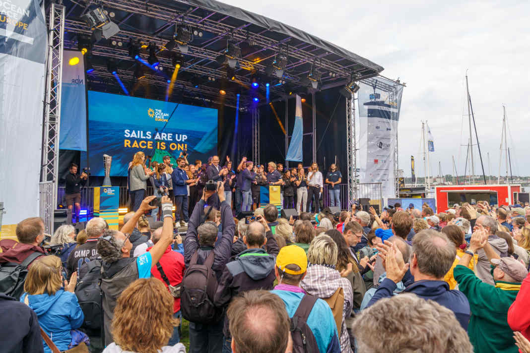 La semaine de célébration de l'Ocean Race Europe a été lancée le 6 août sur la scène de l'Ocean Live Park par les hôtes et toutes les équipes.