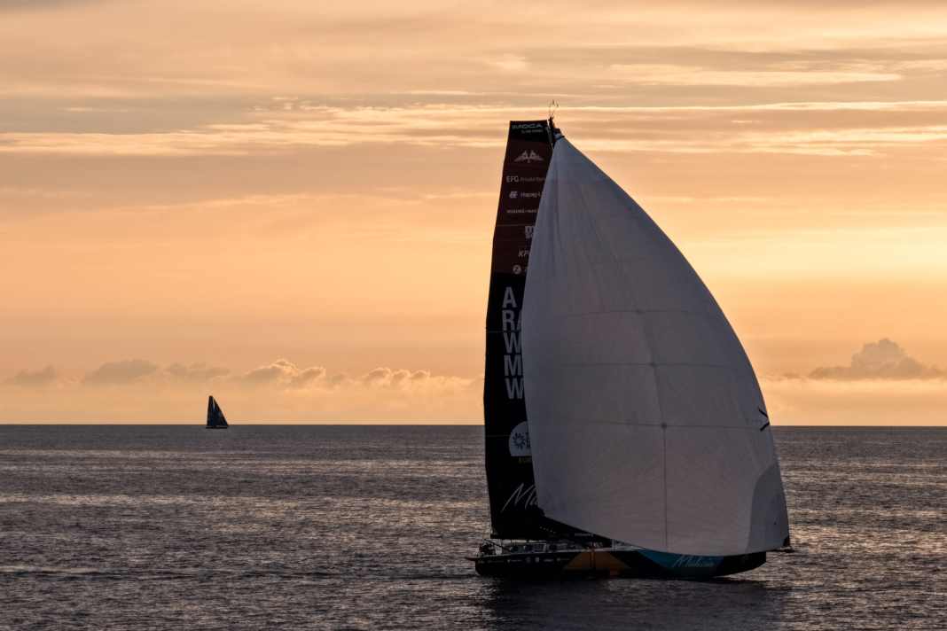 In the doldrums at the start of leg five: "Malizia - Seaexplorer".
