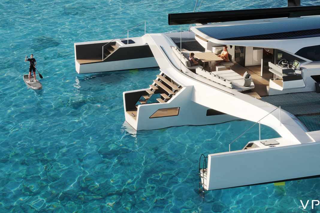 Orientation croisière : le tri de 100 pieds "Anahita", construit par VPLP, est également conçu pour la croisière de plaisir.