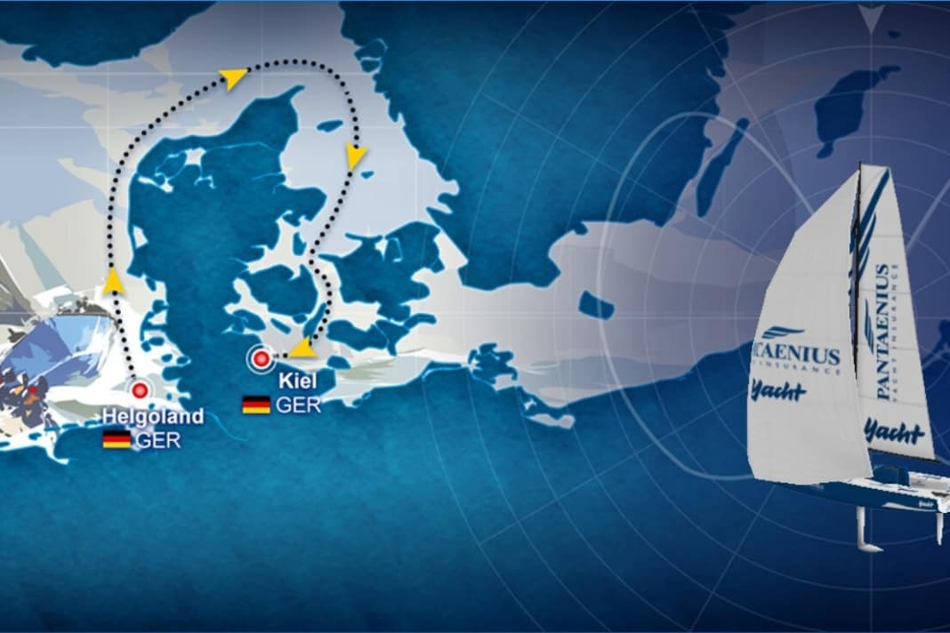 Il percorso e lo yacht per il giro virtuale di Skagen. Con il codice "SKAGEN" si ottiene il progetto di questa barca e si partecipa alla competizione YACHT.