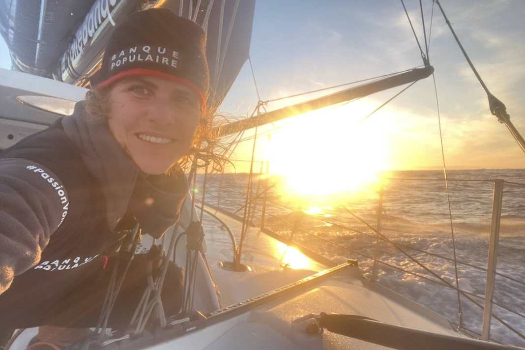 Clarisse Crémer bei ihrer Vendée-Globe-Premiere 2020/2021