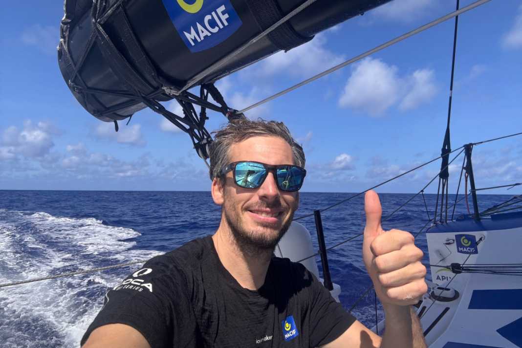 Charlie Dalin bei der vergangenen Venèe Globe.