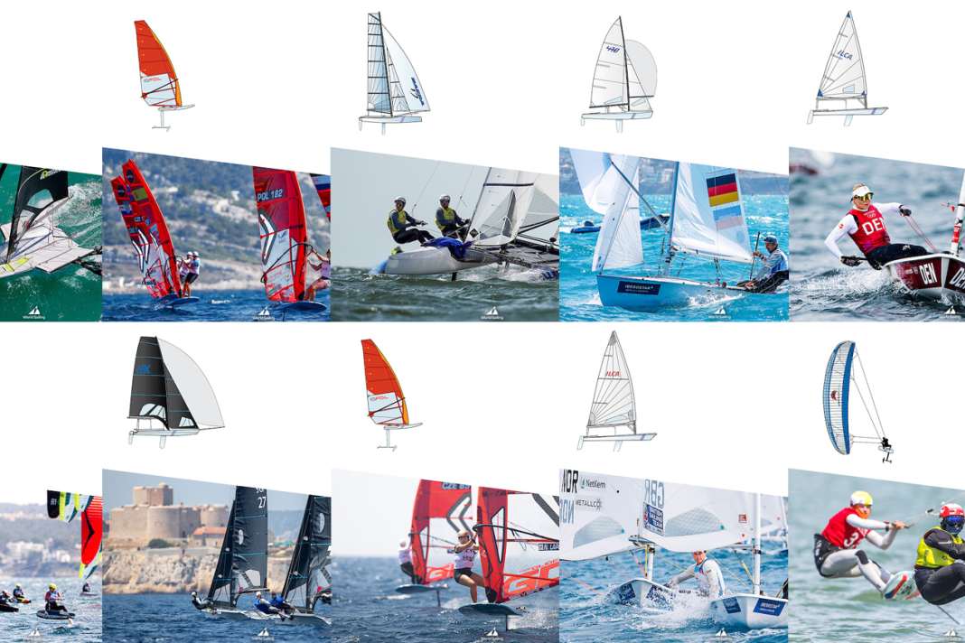 In 10 Disziplinen wird gesegelt