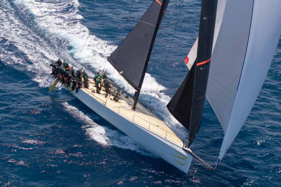 Die neue 71er unter Segeln