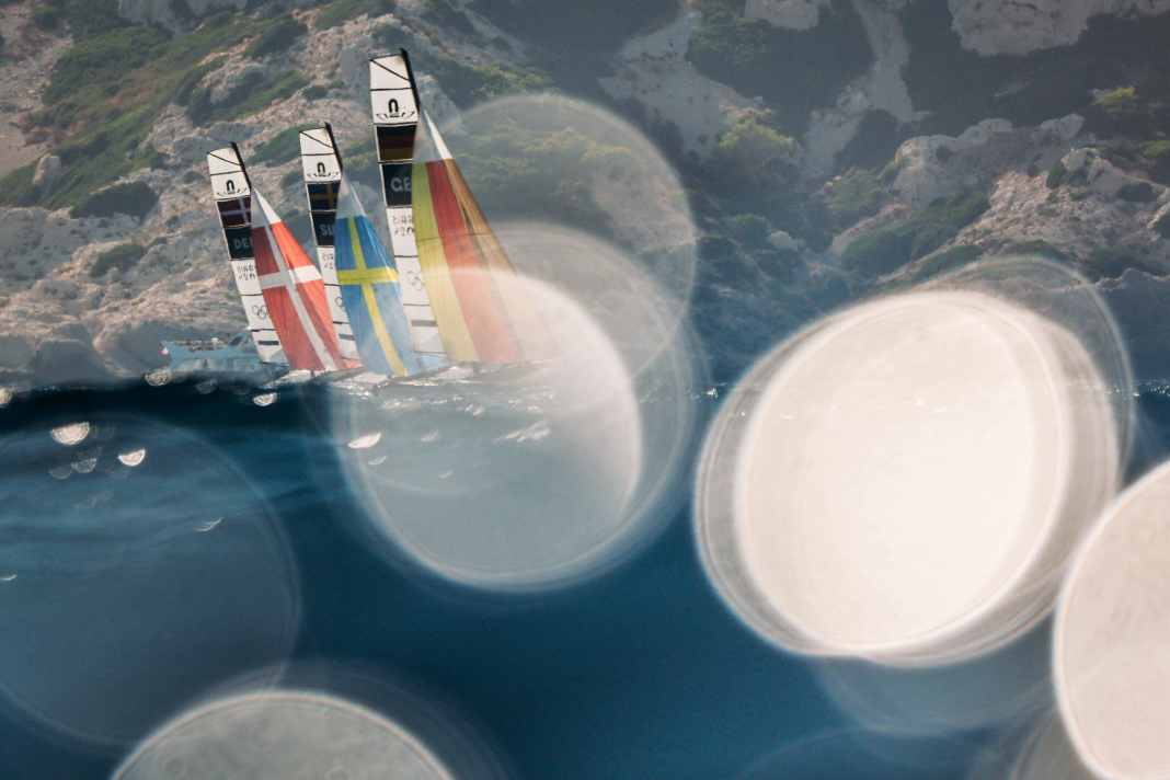 Nacra-17-Fotokunst von Sailing Energy