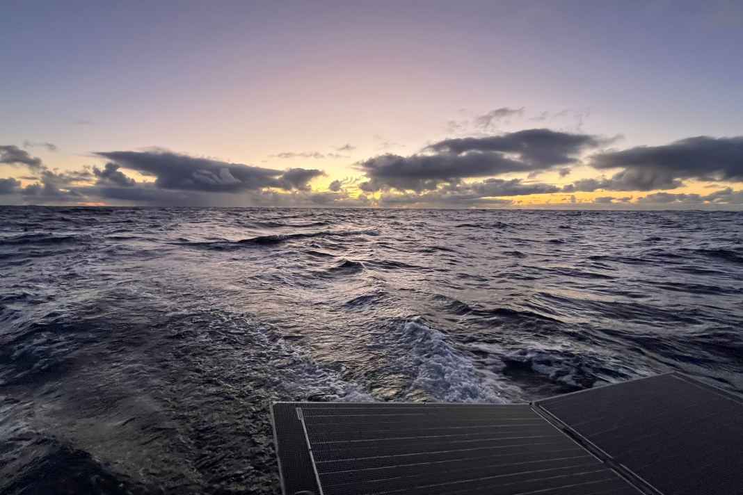 "Sharifa" auf Etappe zwei des Ü40-Rennens von Frankreich via Madeira nach Martinique.