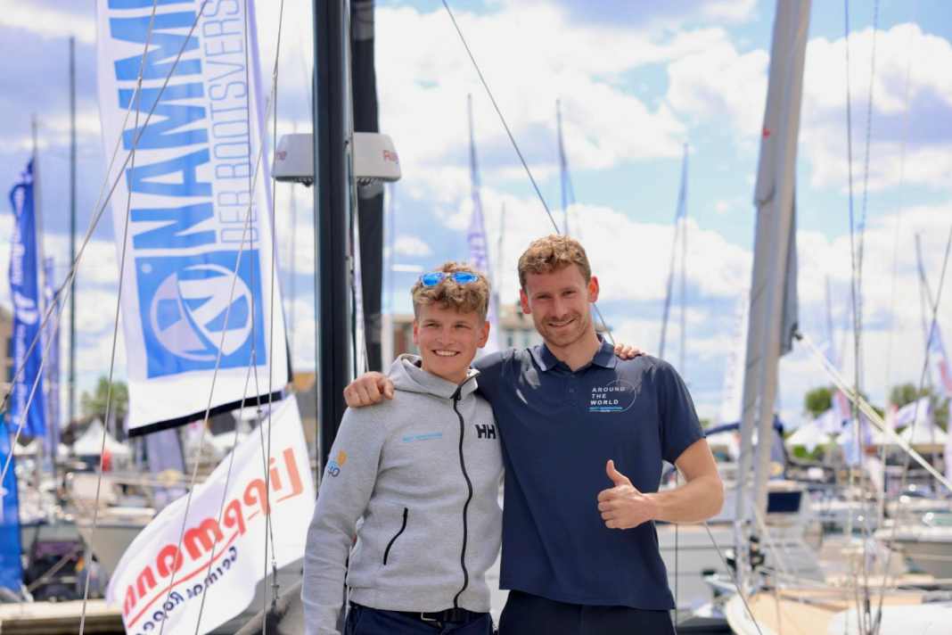 Here at the Ancora Yacht Festival, from 29 May in the Baltic 500: Lennart Burke and Melwin Fink.