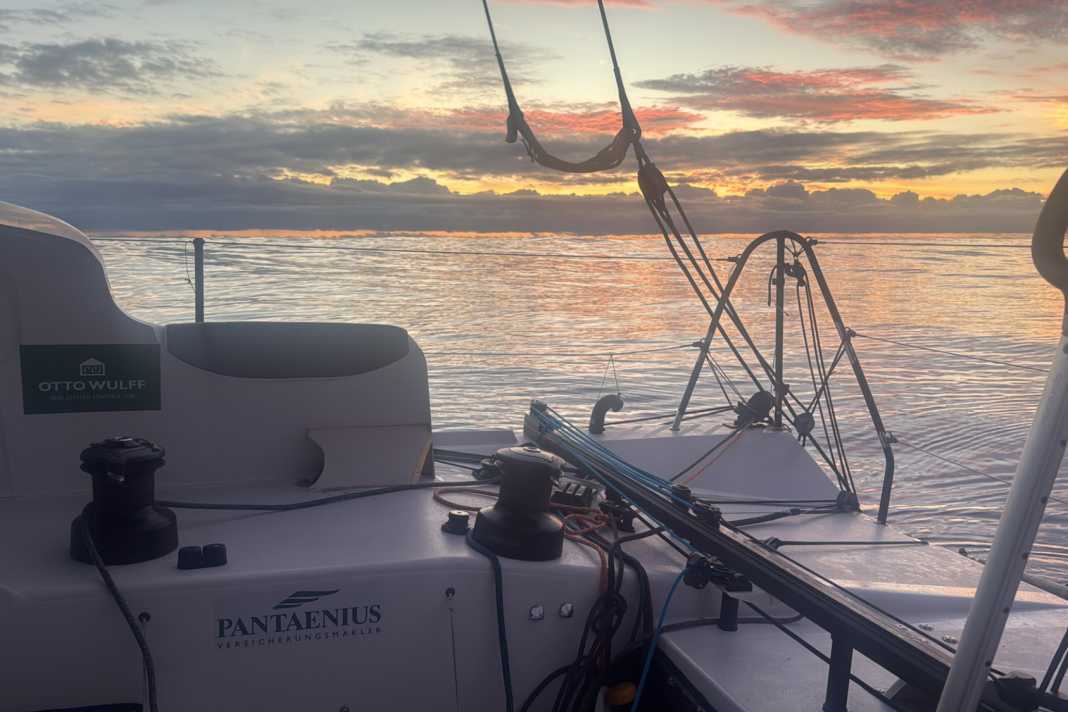 Atmosfera da sogno nell'Oceano Indiano.