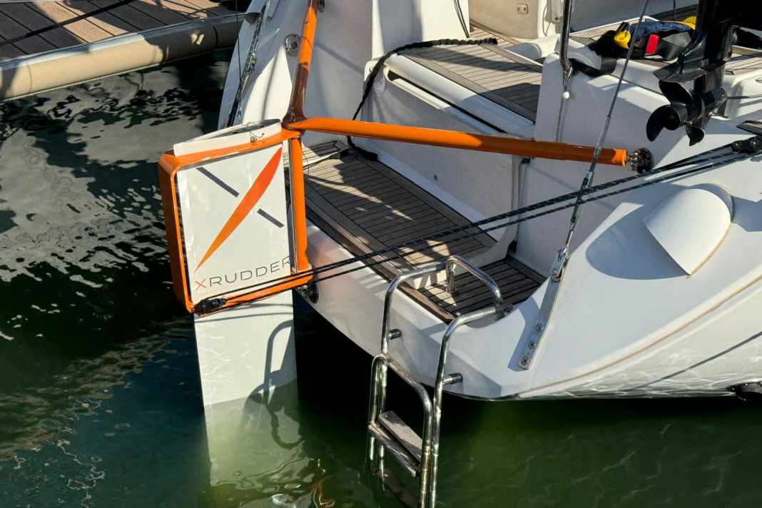 X-Rudder emergency rudder system is only installed at the stern when required