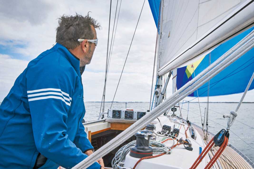 L'écoute de gennaker doit être active si l'on veut atteindre une vitesse optimale.