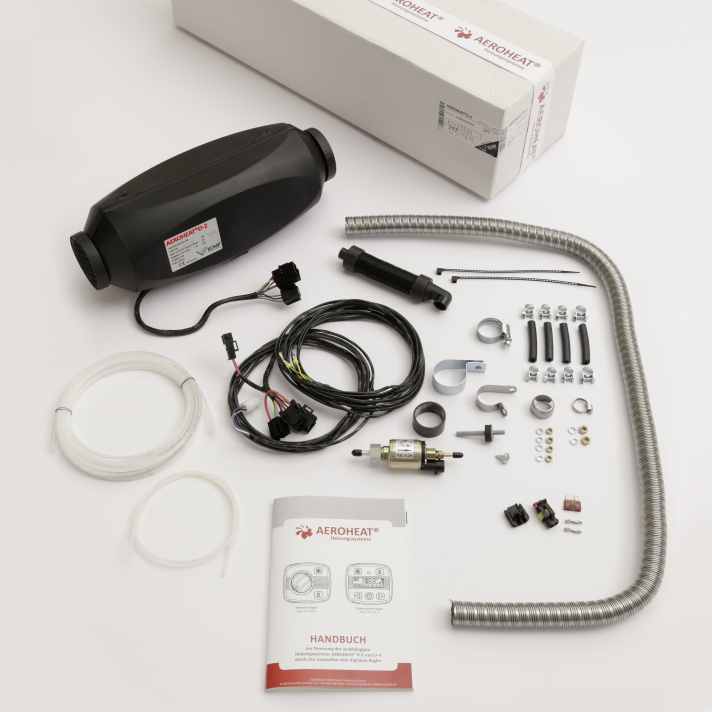   Scope of delivery of Aeroheat heaters from Komp