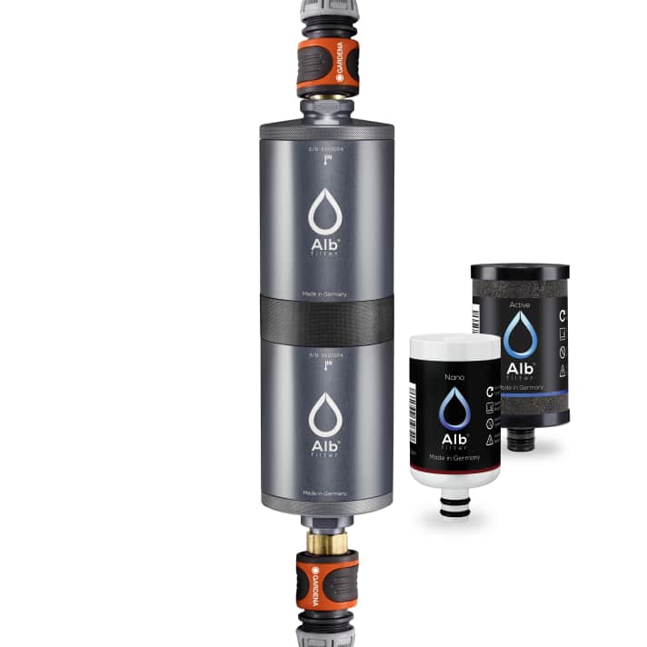 Le boîtier Fusion accueille à la fois la cartouche Nano et la cartouche Activ, ce qui permet d'éliminer les germes et les résidus chimiques.