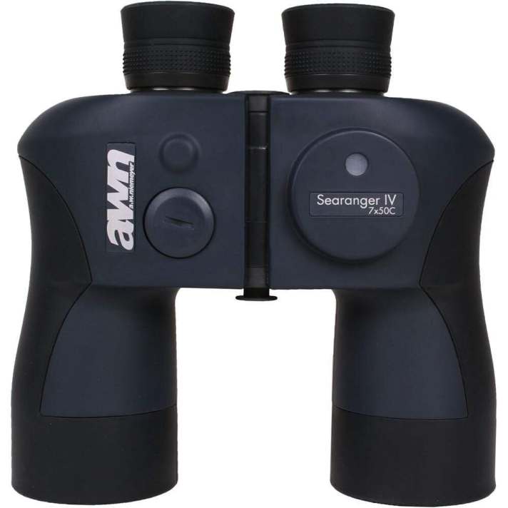 Binoculars with illuminated compass