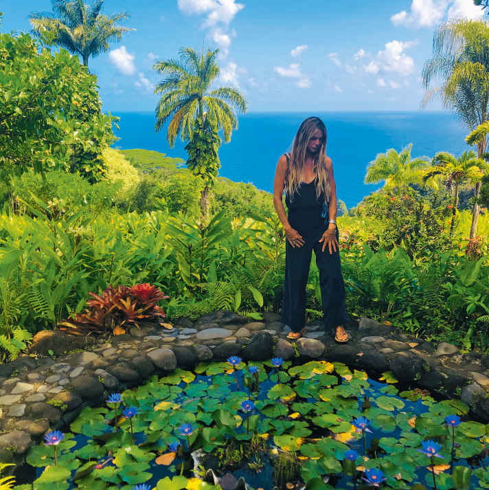 Her adopted home of Maui: Shawna Cropas had to fight hard to be able to live here. She describes her turbulent life in her book "Heroine Trip", for which she is currently looking for a publisher.