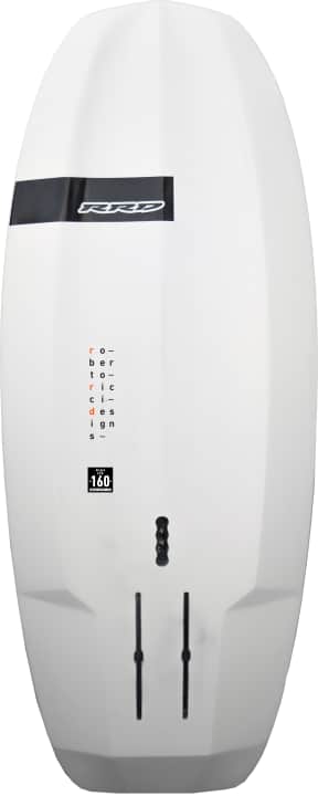 RRD Beluga – stark angeschrägte Kanten sollen verhindern, dass das Brett beim Touchdown mit den Kanten bremst