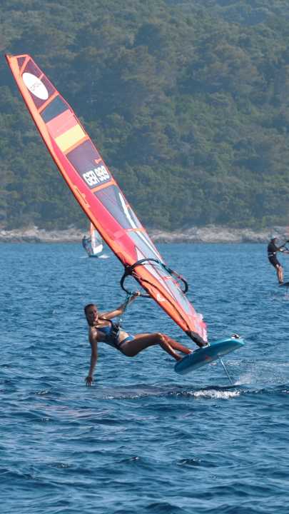 "Freestyle and waves aren't really my thing - what fascinates me about windsurfing is the speed"