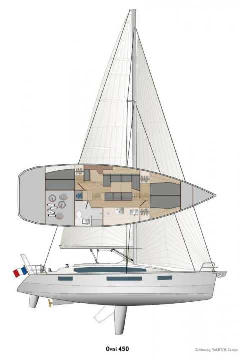   Crack drawing of the Ovni 450