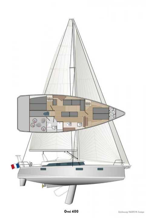   Crack drawing of the Ovni 400