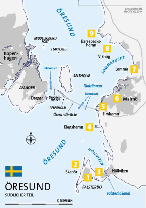 Öresund | Karte: Christian Tiedt