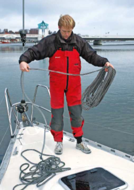 Leine Segelyacht