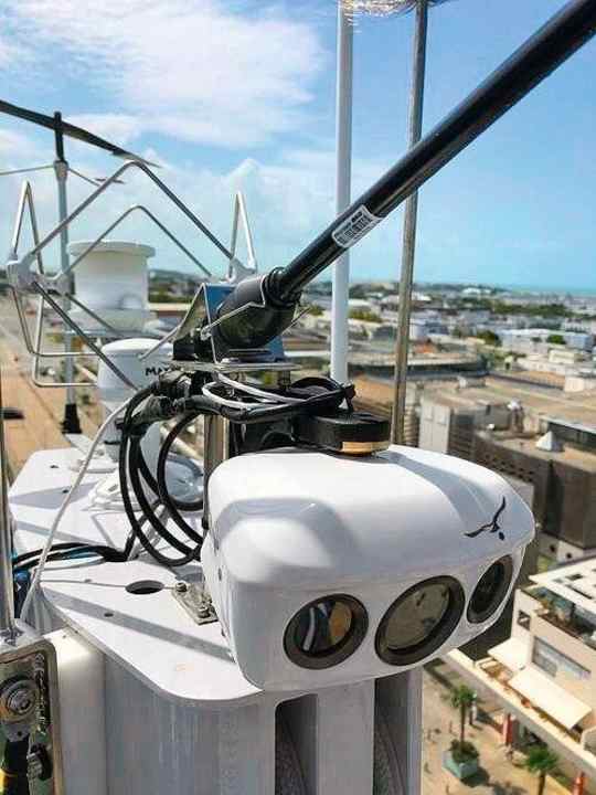   The Oscar camera system looks for flotsam from the masthead one kilometre ahead. Only Boris Herrmann has coupled it with the autopilot for evasive manoeuvres