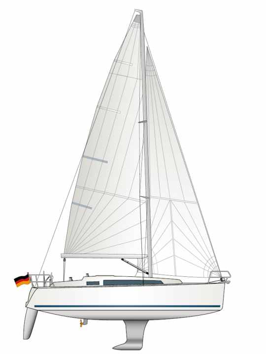 Bavaria Cruiser 33. Konstrukteur: Farr Yacht Design | Zeichnung: YACHT