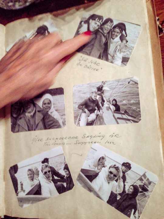 The photo album of the first owner's wife provides an insight into the yacht's glamorous past