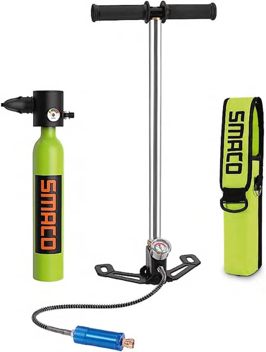 Equipment: compressed air cylinder