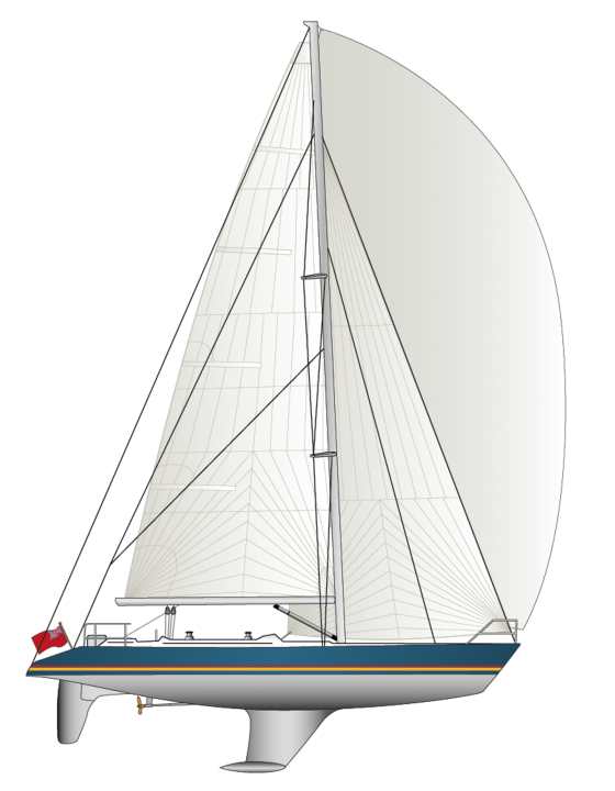 Riss der “Maiden” | Zeichnung: YACHT/N. Campe