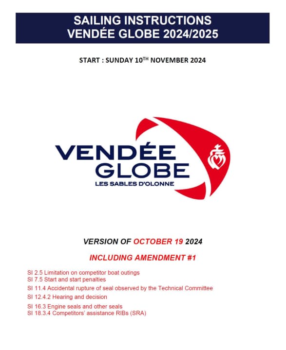 Nur eines von bisher 17 Regelwerken für die Vendée Globe 2024