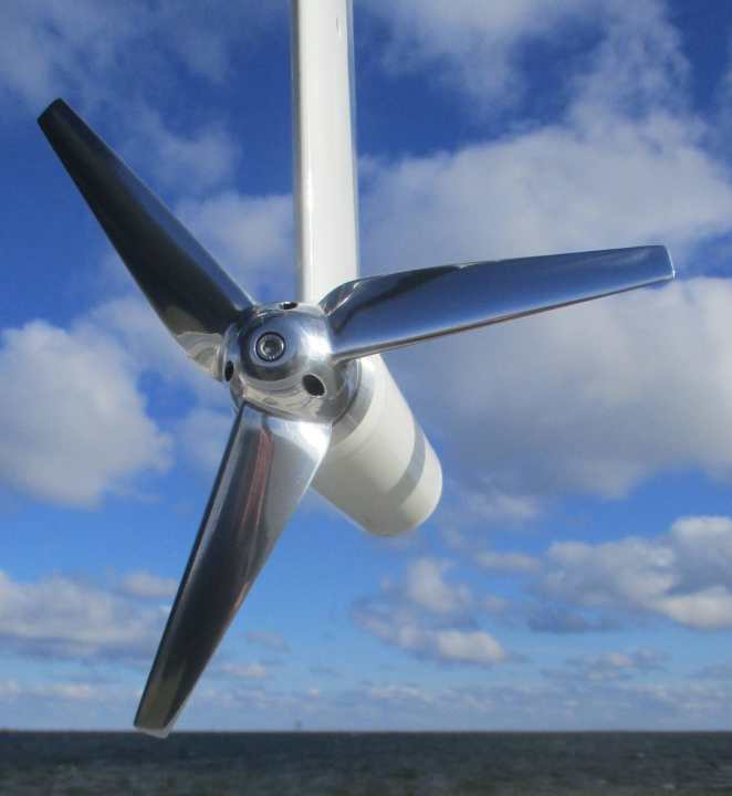   Der Propeller soll besonders reibungsarm und leise laufen