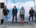 Eröffnung mit Fehmarns Tourismus-Direktor Oliver Behnken, Andreas Erbe, Saskia Höhner und Moderator Ingo Meyer