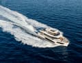 Volle Gleitfahrt: Die 23 Meter lange Navetta 75 übernahm den GFK-Rumpf von der 73. Das IPS-angetriebene Absolute-Flaggschiff schafft maximal 24 Knoten