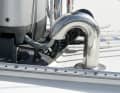 Recreational craft technology: Although the gooseneck is much more delicate on recreational craft, it does not fit on every boat.