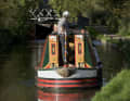 he boats are still steered standing up. There would be no room to sit comfortably anyway